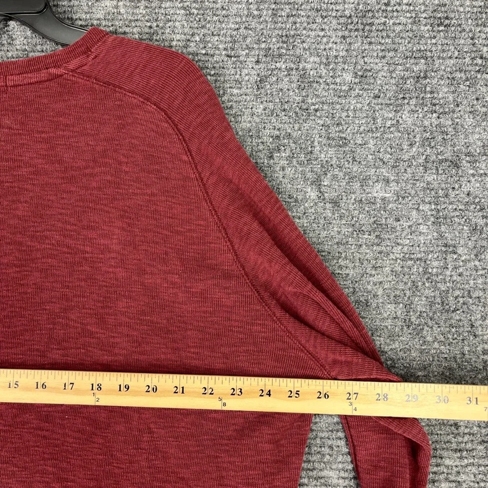 Banana Republic Crewneck Sweatshirt Mens XXL Slub Knit Raglan Sleeve Casual Wear